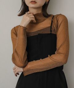 SENSE OF PLACE by URBAN RESEARCH / センスオブプレイス バイ アーバンリサーチ Tシャツ | ラメシアーハイネックトップ