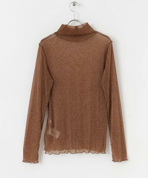 SENSE OF PLACE by URBAN RESEARCH / センスオブプレイス バイ アーバンリサーチ Tシャツ | ラメシアーハイネックトップ | 詳細10