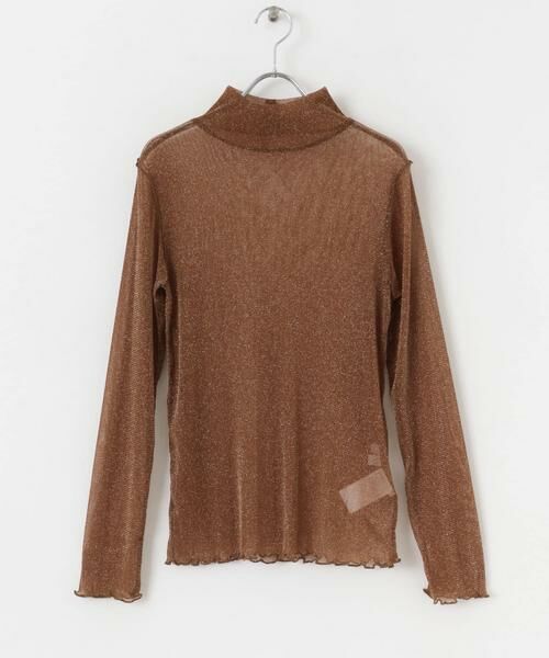 SENSE OF PLACE by URBAN RESEARCH / センスオブプレイス バイ アーバンリサーチ Tシャツ | ラメシアーハイネックトップ | 詳細9