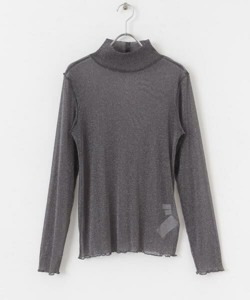 SENSE OF PLACE by URBAN RESEARCH / センスオブプレイス バイ アーバンリサーチ Tシャツ | ラメシアーハイネックトップ | 詳細23