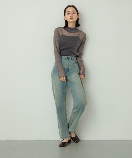 SENSE OF PLACE by URBAN RESEARCH / センスオブプレイス バイ アーバンリサーチ Tシャツ | ラメシアーハイネックトップ | 詳細17