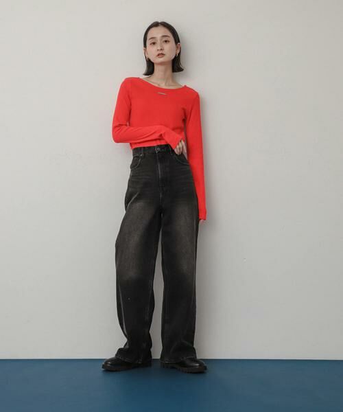 SENSE OF PLACE by URBAN RESEARCH / センスオブプレイス バイ アーバンリサーチ Tシャツ | プレートツキバレエネックトップ | 詳細4