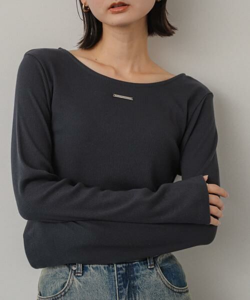 SENSE OF PLACE by URBAN RESEARCH / センスオブプレイス バイ アーバンリサーチ Tシャツ | プレートツキバレエネックトップ | 詳細2