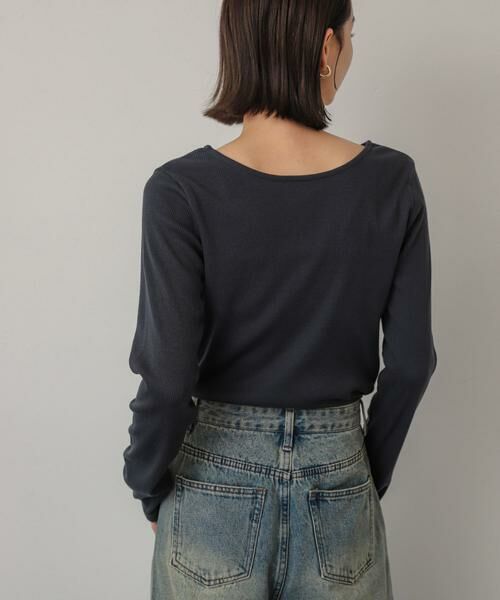 SENSE OF PLACE by URBAN RESEARCH / センスオブプレイス バイ アーバンリサーチ Tシャツ | プレートツキバレエネックトップ | 詳細4