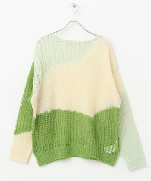 SENSE OF PLACE by URBAN RESEARCH / センスオブプレイス バイ アーバンリサーチ ニット・セーター | モヘアタッチパッチワークセーター | 詳細11