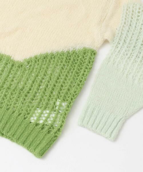 SENSE OF PLACE by URBAN RESEARCH / センスオブプレイス バイ アーバンリサーチ ニット・セーター | モヘアタッチパッチワークセーター | 詳細12