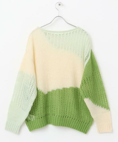 SENSE OF PLACE by URBAN RESEARCH / センスオブプレイス バイ アーバンリサーチ ニット・セーター | モヘアタッチパッチワークセーター | 詳細13