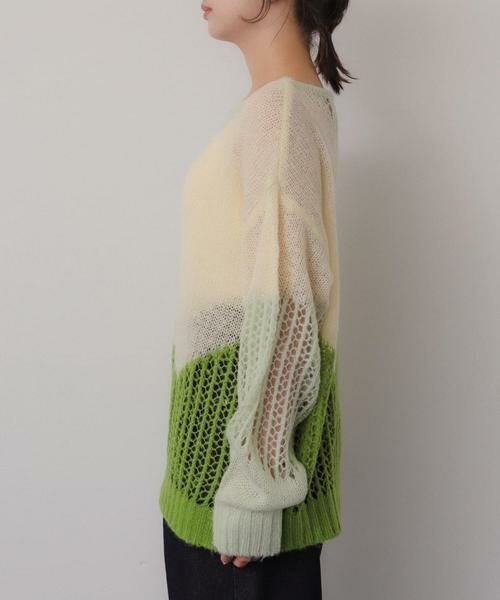 SENSE OF PLACE by URBAN RESEARCH / センスオブプレイス バイ アーバンリサーチ ニット・セーター | モヘアタッチパッチワークセーター | 詳細7