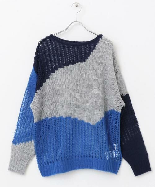 SENSE OF PLACE by URBAN RESEARCH / センスオブプレイス バイ アーバンリサーチ ニット・セーター | モヘアタッチパッチワークセーター | 詳細28