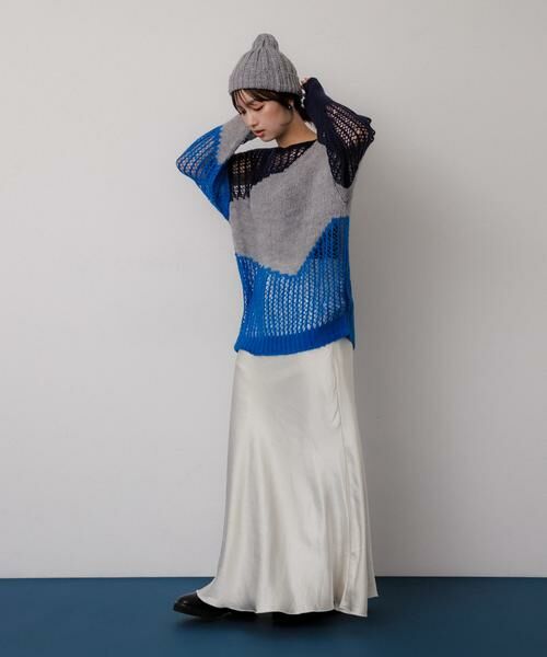 SENSE OF PLACE by URBAN RESEARCH / センスオブプレイス バイ アーバンリサーチ ニット・セーター | モヘアタッチパッチワークセーター | 詳細26