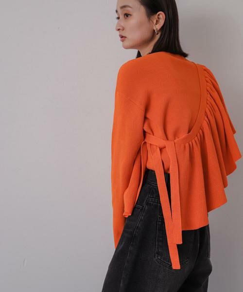 SENSE OF PLACE by URBAN RESEARCH / センスオブプレイス バイ アーバンリサーチ ニット・セーター | 2WAYフリルレイヤードセーター | 詳細3