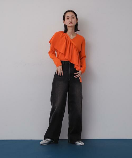 SENSE OF PLACE by URBAN RESEARCH / センスオブプレイス バイ アーバンリサーチ ニット・セーター | 2WAYフリルレイヤードセーター | 詳細4