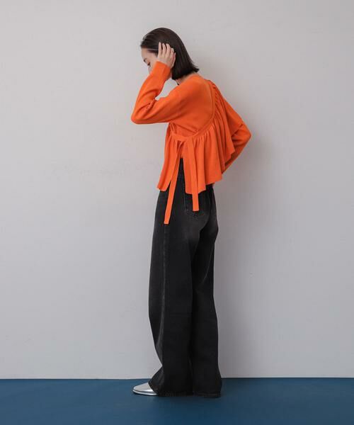 SENSE OF PLACE by URBAN RESEARCH / センスオブプレイス バイ アーバンリサーチ ニット・セーター | 2WAYフリルレイヤードセーター | 詳細5