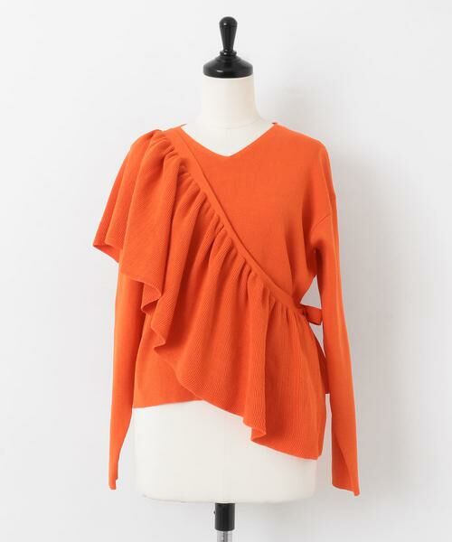 SENSE OF PLACE by URBAN RESEARCH / センスオブプレイス バイ アーバンリサーチ ニット・セーター | 2WAYフリルレイヤードセーター | 詳細7