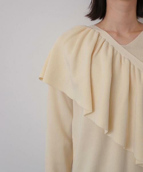 SENSE OF PLACE by URBAN RESEARCH / センスオブプレイス バイ アーバンリサーチ ニット・セーター | 2WAYフリルレイヤードセーター | 詳細23