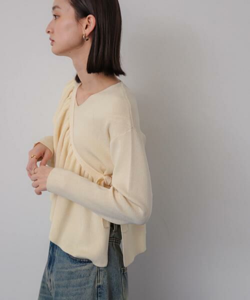 SENSE OF PLACE by URBAN RESEARCH / センスオブプレイス バイ アーバンリサーチ ニット・セーター | 2WAYフリルレイヤードセーター | 詳細14