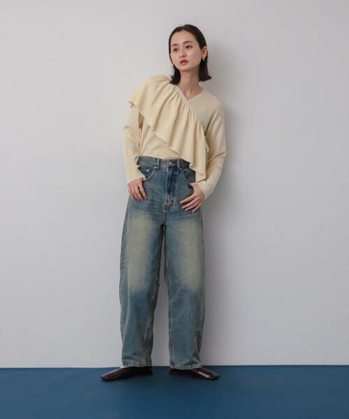 SENSE OF PLACE by URBAN RESEARCH / センスオブプレイス バイ アーバンリサーチ ニット・セーター | 2WAYフリルレイヤードセーター | 詳細15