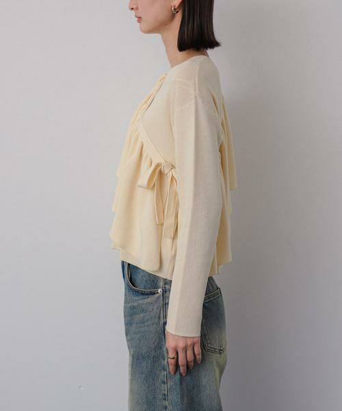 SENSE OF PLACE by URBAN RESEARCH / センスオブプレイス バイ アーバンリサーチ ニット・セーター | 2WAYフリルレイヤードセーター | 詳細18