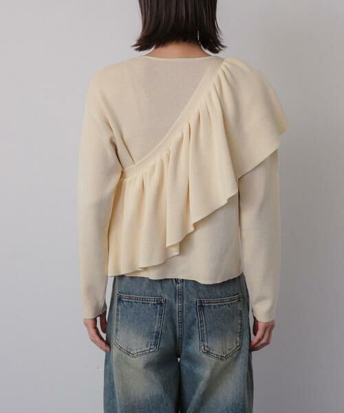 SENSE OF PLACE by URBAN RESEARCH / センスオブプレイス バイ アーバンリサーチ ニット・セーター | 2WAYフリルレイヤードセーター | 詳細19