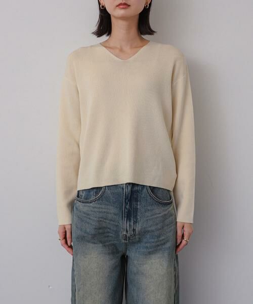 SENSE OF PLACE by URBAN RESEARCH / センスオブプレイス バイ アーバンリサーチ ニット・セーター | 2WAYフリルレイヤードセーター | 詳細20