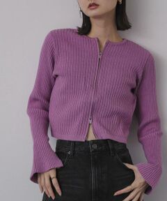 SENSE OF PLACE by URBAN RESEARCH / センスオブプレイス バイ アーバンリサーチ ニット・セーター | フレアスリーブジップセーター