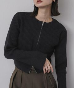 SENSE OF PLACE by URBAN RESEARCH / センスオブプレイス バイ アーバンリサーチ ニット・セーター | フレアスリーブジップセーター