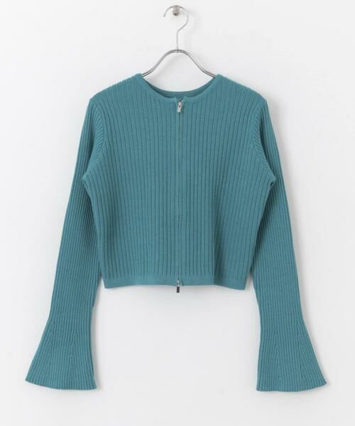 SENSE OF PLACE by URBAN RESEARCH / センスオブプレイス バイ アーバンリサーチ ニット・セーター | フレアスリーブジップセーター | 詳細5