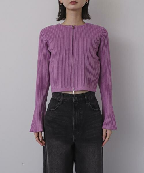 SENSE OF PLACE by URBAN RESEARCH / センスオブプレイス バイ アーバンリサーチ ニット・セーター | フレアスリーブジップセーター | 詳細10