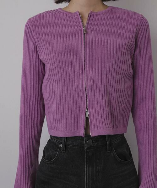 SENSE OF PLACE by URBAN RESEARCH / センスオブプレイス バイ アーバンリサーチ ニット・セーター | フレアスリーブジップセーター | 詳細13