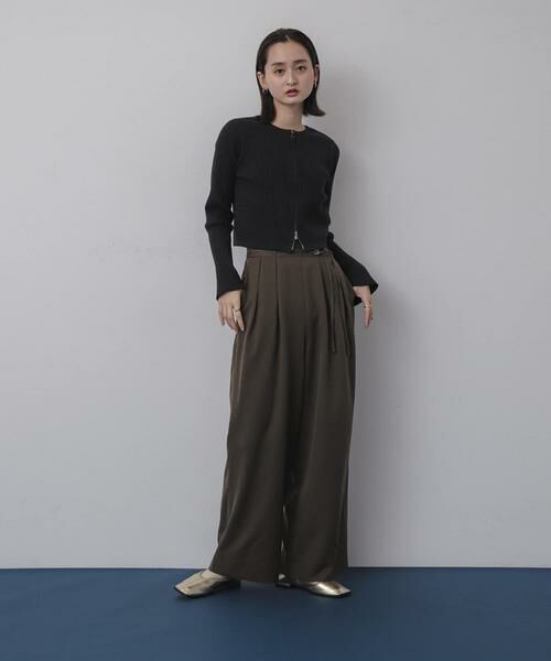 SENSE OF PLACE by URBAN RESEARCH / センスオブプレイス バイ アーバンリサーチ ニット・セーター | フレアスリーブジップセーター | 詳細22