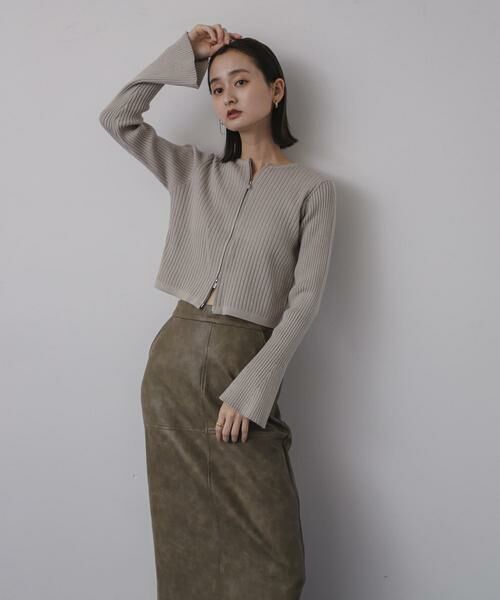 SENSE OF PLACE by URBAN RESEARCH / センスオブプレイス バイ アーバンリサーチ ニット・セーター | フレアスリーブジップセーター | 詳細27