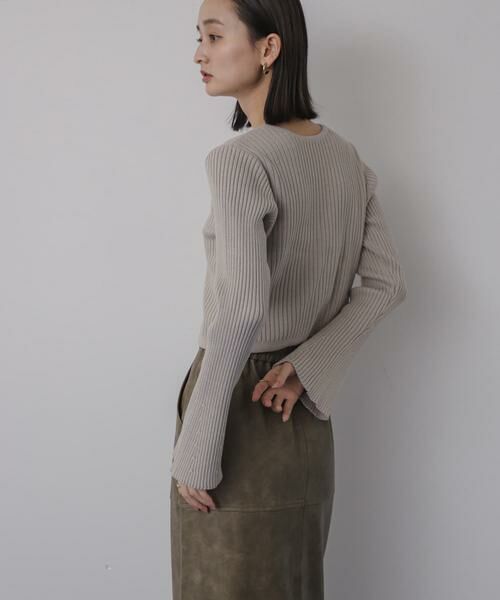 SENSE OF PLACE by URBAN RESEARCH / センスオブプレイス バイ アーバンリサーチ ニット・セーター | フレアスリーブジップセーター | 詳細28