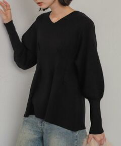 SENSE OF PLACE by URBAN RESEARCH / センスオブプレイス バイ アーバンリサーチ ニット・セーター | Vネックウエストタックセーター