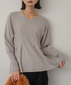 SENSE OF PLACE by URBAN RESEARCH / センスオブプレイス バイ アーバンリサーチ ニット・セーター | Vネックウエストタックセーター