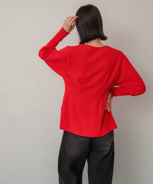 SENSE OF PLACE by URBAN RESEARCH / センスオブプレイス バイ アーバンリサーチ ニット・セーター | Vネックウエストタックセーター | 詳細3