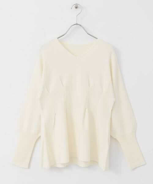 SENSE OF PLACE by URBAN RESEARCH / センスオブプレイス バイ アーバンリサーチ ニット・セーター | Vネックウエストタックセーター | 詳細11