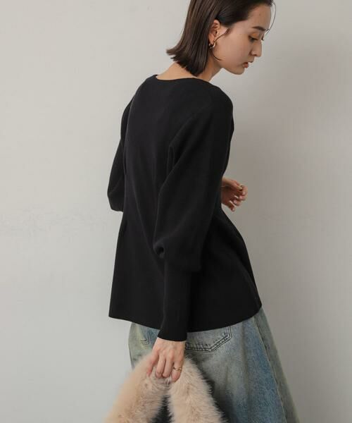 SENSE OF PLACE by URBAN RESEARCH / センスオブプレイス バイ アーバンリサーチ ニット・セーター | Vネックウエストタックセーター | 詳細14