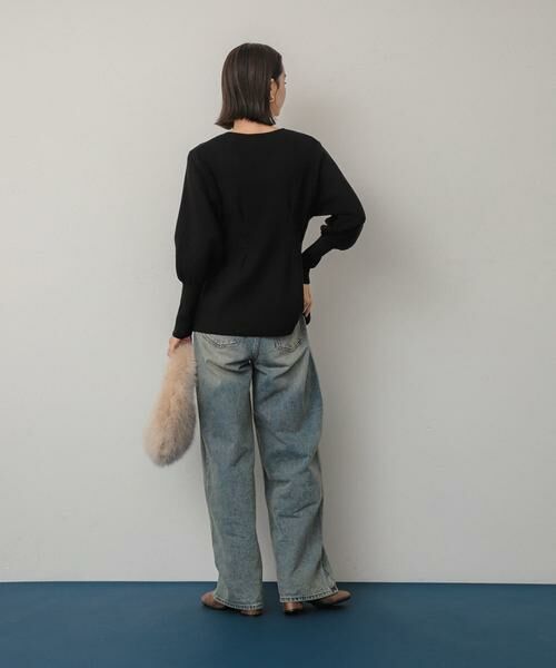 SENSE OF PLACE by URBAN RESEARCH / センスオブプレイス バイ アーバンリサーチ ニット・セーター | Vネックウエストタックセーター | 詳細17