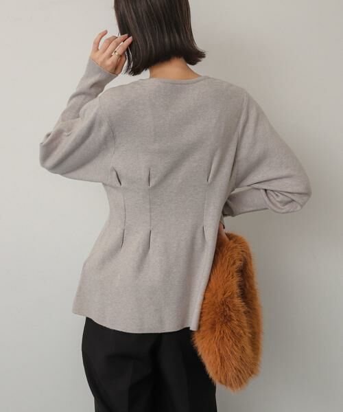 SENSE OF PLACE by URBAN RESEARCH / センスオブプレイス バイ アーバンリサーチ ニット・セーター | Vネックウエストタックセーター | 詳細24