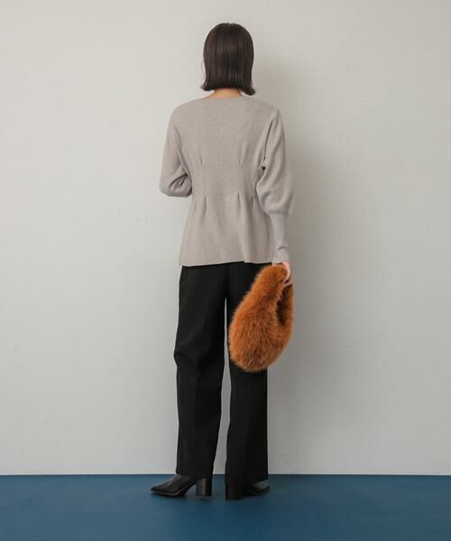 SENSE OF PLACE by URBAN RESEARCH / センスオブプレイス バイ アーバンリサーチ ニット・セーター | Vネックウエストタックセーター | 詳細27