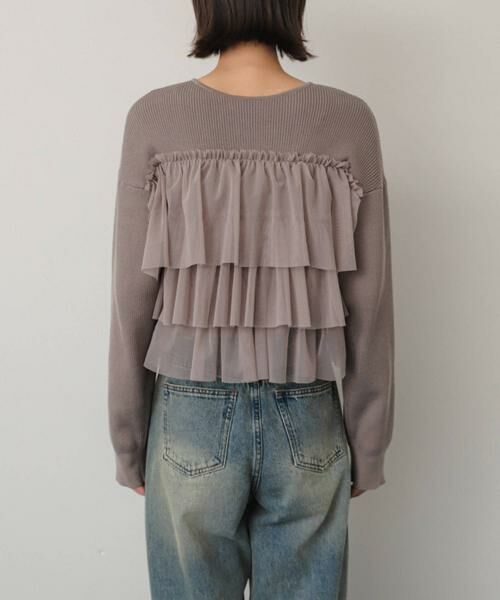 SENSE OF PLACE by URBAN RESEARCH / センスオブプレイス バイ アーバンリサーチ ニット・セーター | 『洗濯可』ダブルジップフリルニットカーディガン | 詳細14