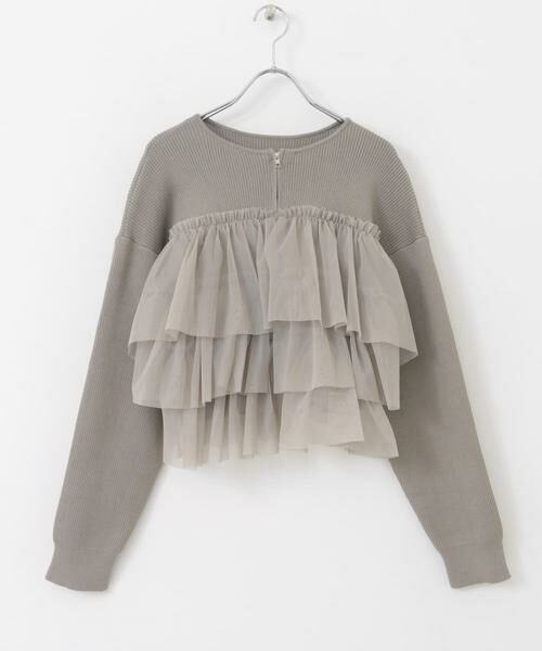 SENSE OF PLACE by URBAN RESEARCH / センスオブプレイス バイ アーバンリサーチ ニット・セーター | 『洗濯可』ダブルジップフリルニットカーディガン | 詳細16