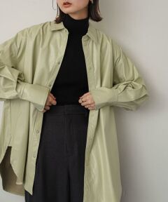 SENSE OF PLACE by URBAN RESEARCH / センスオブプレイス バイ アーバンリサーチ シャツ・ブラウス | レザーライクルーズシャツ