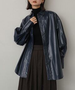 SENSE OF PLACE by URBAN RESEARCH / センスオブプレイス バイ アーバンリサーチ シャツ・ブラウス | レザーライクルーズシャツ