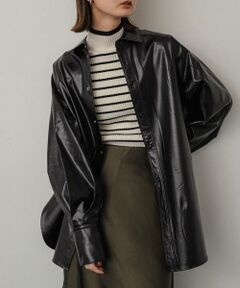 SENSE OF PLACE by URBAN RESEARCH / センスオブプレイス バイ アーバンリサーチ シャツ・ブラウス | レザーライクルーズシャツ