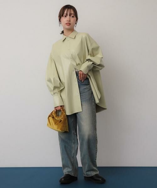 SENSE OF PLACE by URBAN RESEARCH / センスオブプレイス バイ アーバンリサーチ シャツ・ブラウス | レザーライクルーズシャツ | 詳細12