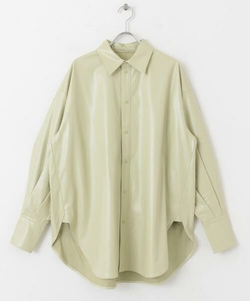 SENSE OF PLACE by URBAN RESEARCH / センスオブプレイス バイ アーバンリサーチ シャツ・ブラウス | レザーライクルーズシャツ | 詳細14