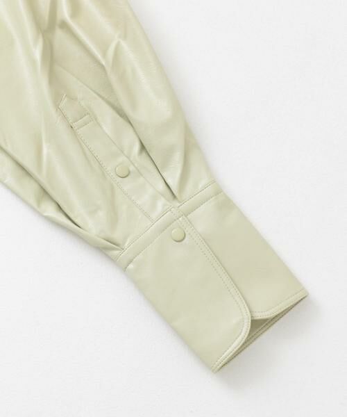 SENSE OF PLACE by URBAN RESEARCH / センスオブプレイス バイ アーバンリサーチ シャツ・ブラウス | レザーライクルーズシャツ | 詳細15