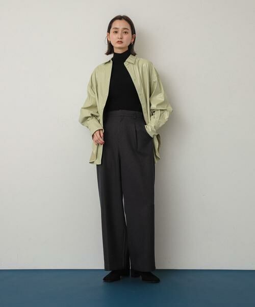 SENSE OF PLACE by URBAN RESEARCH / センスオブプレイス バイ アーバンリサーチ シャツ・ブラウス | レザーライクルーズシャツ | 詳細5