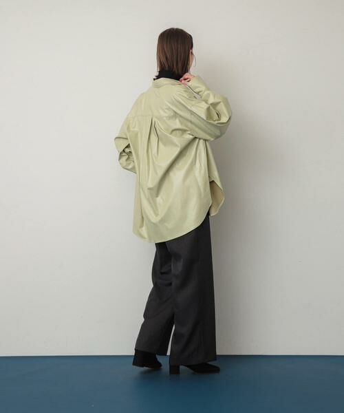 SENSE OF PLACE by URBAN RESEARCH / センスオブプレイス バイ アーバンリサーチ シャツ・ブラウス | レザーライクルーズシャツ | 詳細7